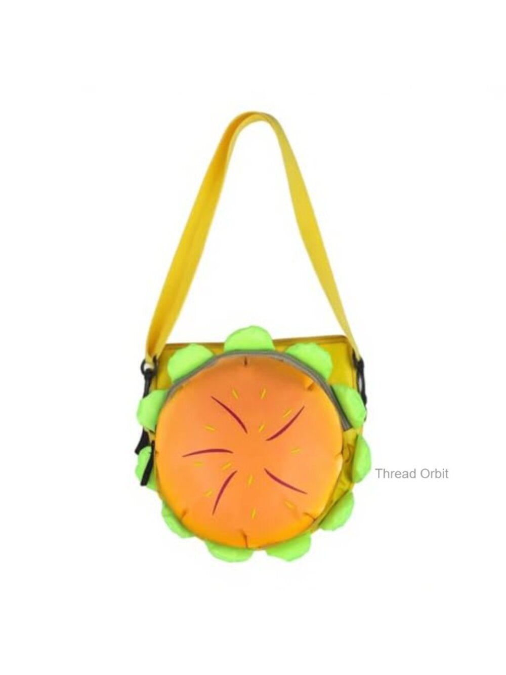 Hamburger Crossbody Bag Canvas Sling Bag Cheeseburger Mini Bag Travel